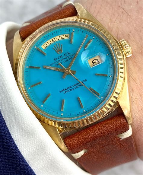 rolex tiffany day date|rolex tiffany dial review.